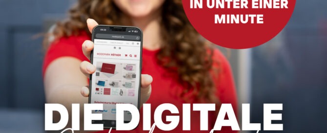 Die digitale Gutscheinkarte | Modepark Röther