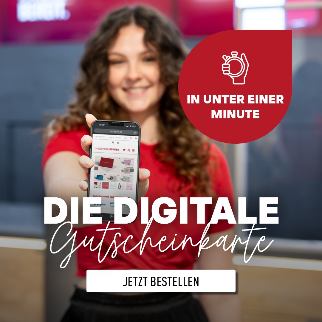 Die digitale Gutscheinkarte | Modepark Röther