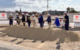 Feierlicher Spatenstich des HÜ-Center in Hückelhoven.