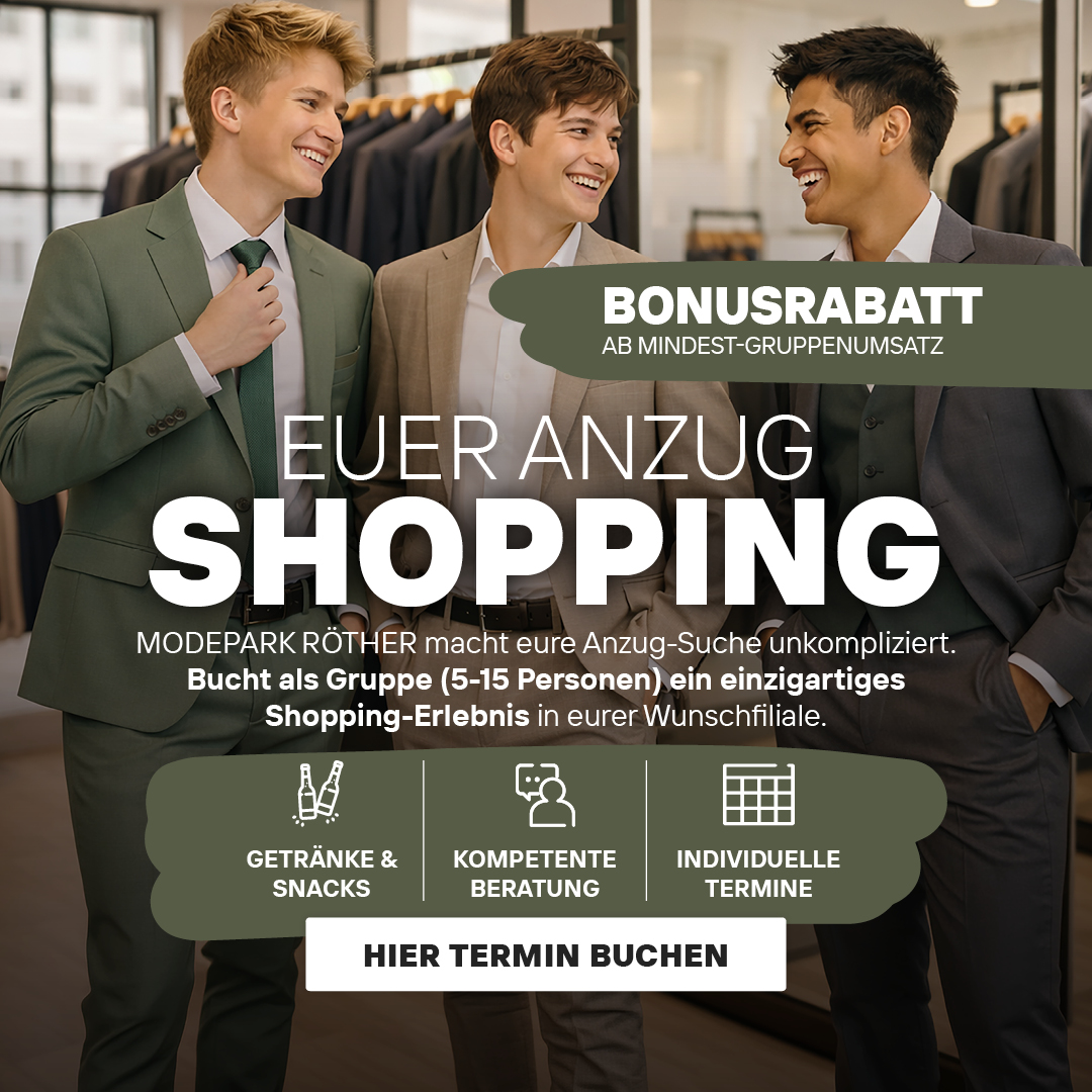 Euer Anzug Shopping