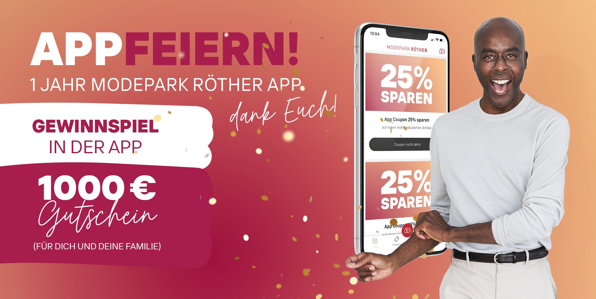 APPFEIERN bei MODEPARK Röther