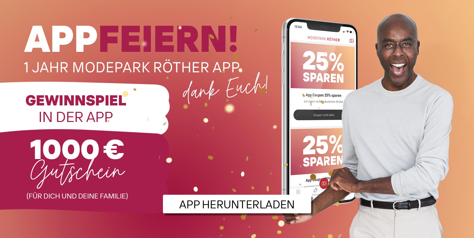 APPFEIERN bei MODEPARK Röther