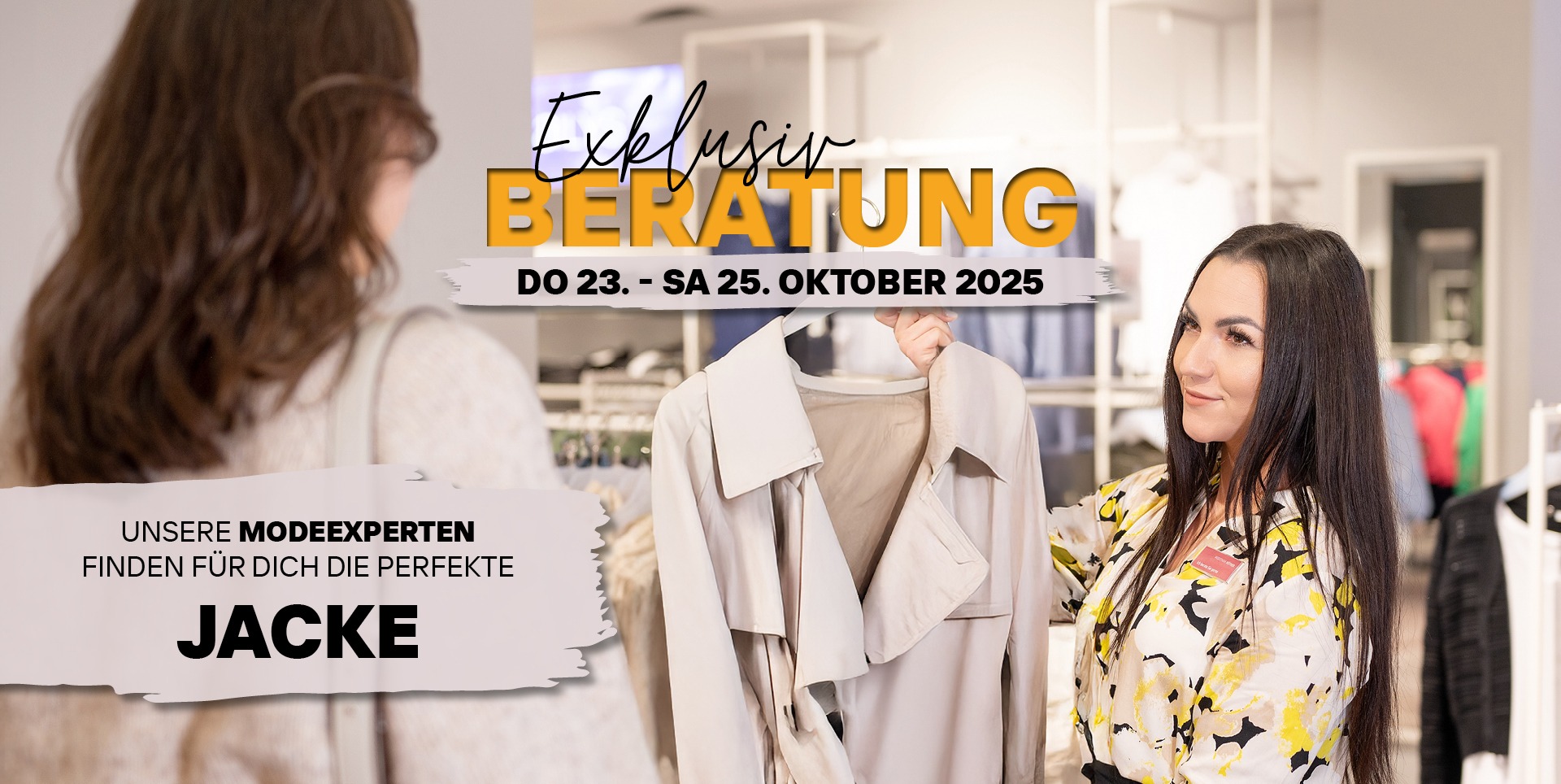 Beratungstage bei Modepark Röther Beratungstage bei Modepark Röther