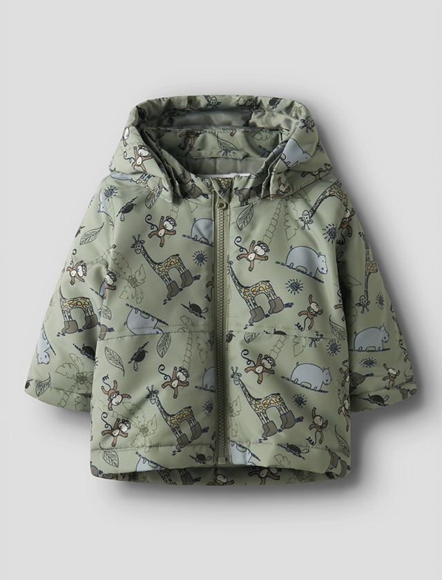 Babyjacke mit bunten Tier- und Vogelmotiven, ideal für kleine Kinder. Babyjacke mit bunten Tier- und Vogelmotiven, ideal für kleine Kinder.
