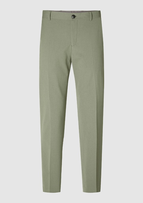 Grüne Herrenhose aus Baumwolle, ideal für lässige Anlässe. Grüne Herrenhose aus Baumwolle, ideal für lässige Anlässe.